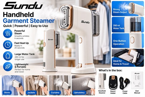 Sundu handheld garment steamer - sundu,